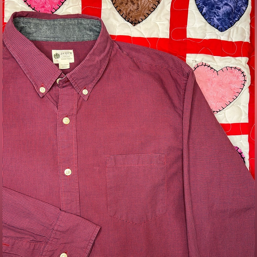 Vintage Tartan Dress Shirt